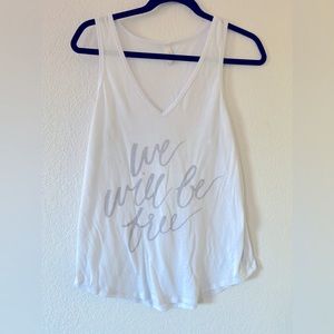 “We will be Free” XL tank